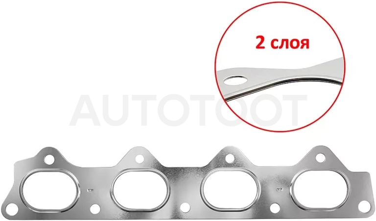 Прокладка выпускного коллектора HYUNDAI SANTA FE 00-/SONATA 98-/KIA OPTIMA 00- 4GJP 2,0