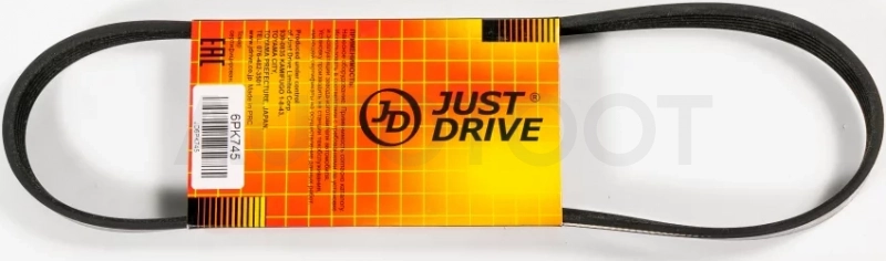 Ремень поликлиновый JD - Артикул 6PK745 - Производитель Just Drive - Фото, Отзывы, Цены