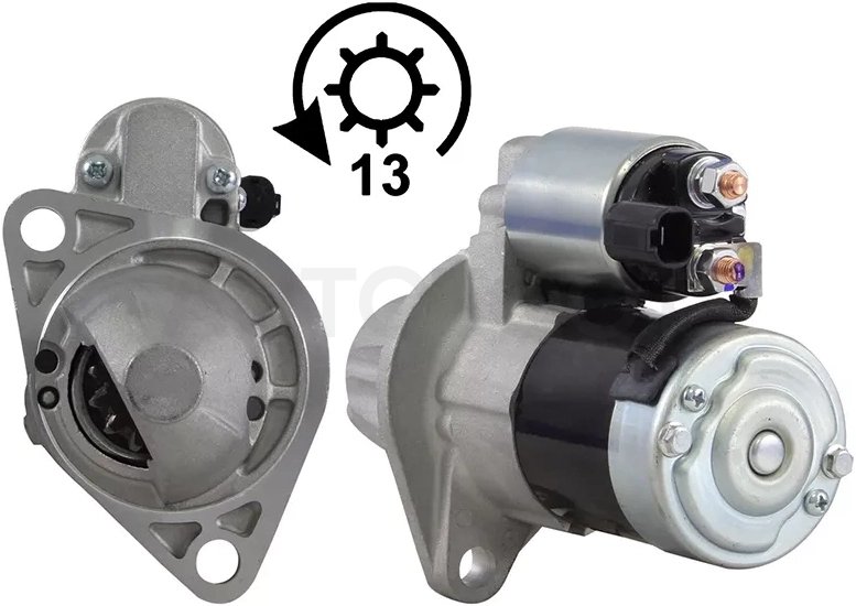 Стартер Nissan Primera 01-08 / X-Trail 00-07 (1,4 kW/ Z=13)