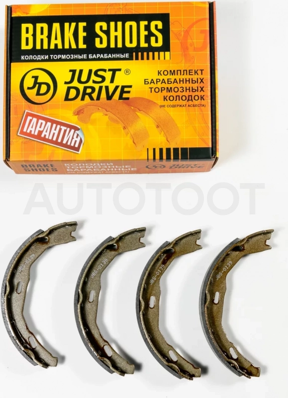 Колодки тормозные барабанные, задние - Артикул JBS0139 - Производитель Just Drive - Фото, Отзывы, Цены