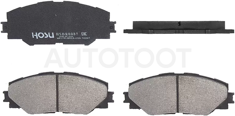 Колодки тормозные (Спереди) Toyota Harrier (XU60) 13-20 / Prius (ZVW30,ZVW50) 09-19 / Prius Alpha 11-21 / RAV4 (XA30,XA40) 05-19 / Scion tC 10-16 / Toyota Auris 09-18 / Blade 06-12 / Mark X Zio 07-13 / Mirai 14