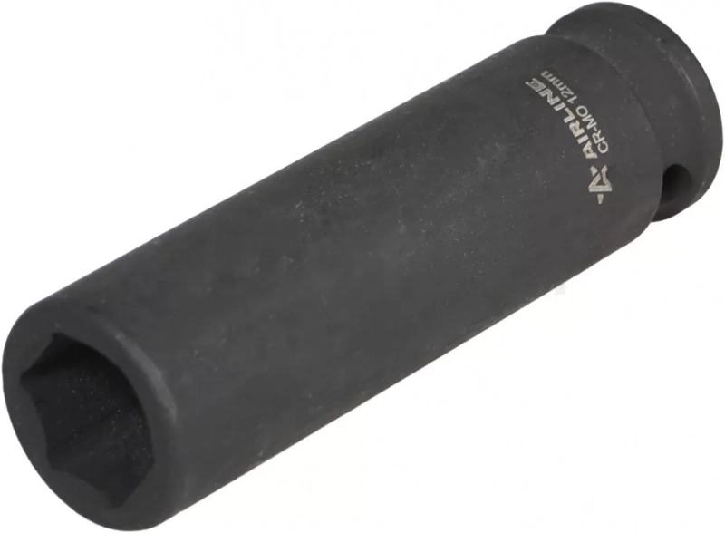 Головка ударная торцевая 3/8"DR шестигранная глубокая 12мм, L=65мм