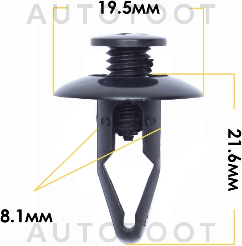 Клипса 63844-01A00 -KJ686 Masuma для NISSAN TINO, NISSAN TERRANO, NISSAN TEANA, NISSAN SUNNY, NISSAN SKYLINE, NISSAN SAFARI, NISSAN PRIMERA, NISSAN MAXIMA, NISSAN PRAIRIE, NISSAN MARCH, NISSAN LAUREL,