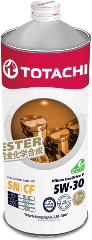 5W-30 масло моторное синтетическое "Ultima EcoDrive F", 1л - Артикул 4562374690950 - Производитель Totachi - Фото, Отзывы, Цены