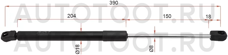 Амортизатор капота левый=правый -  для NISSAN CEFIRO, NISSAN MAXIMA