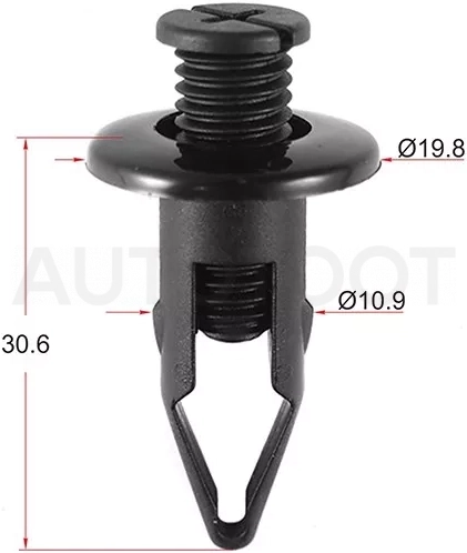 Клипса HONDA/HYUNDAI/KIA (Продажа по 10шт) - Артикул STKJ2277 - Производитель Sat - Фото, Отзывы, Цены