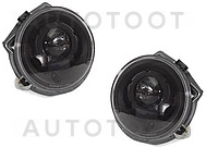 Фара левая+правая (комплект, тюнинг, линзованная, внутри черная) -  для MERCEDES G-CLASS