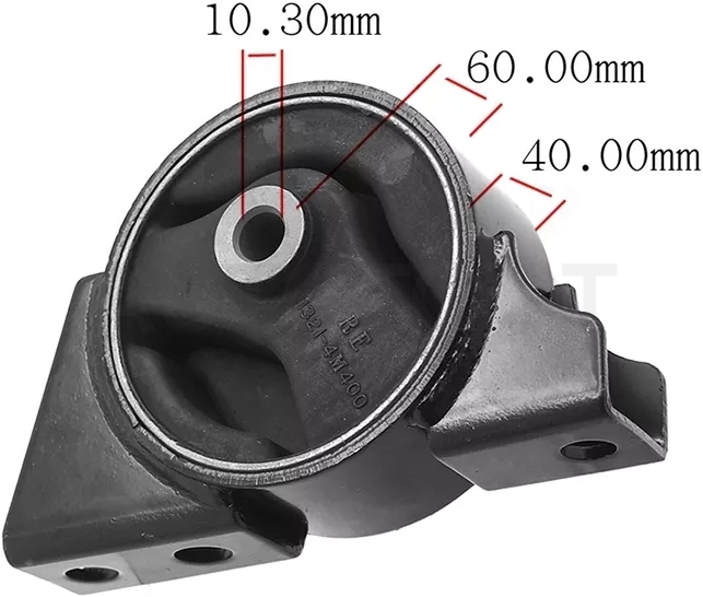 Опора двигателя Nissan AD 99-08 / Almera 00-06 (Сзади) - Артикул ST113204M400 - Производитель Sat - Фото, Отзывы, Цены