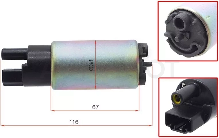 Топливный насос Toyota Land Cruiser (J200) 07-21 / Lexus LX 07-23