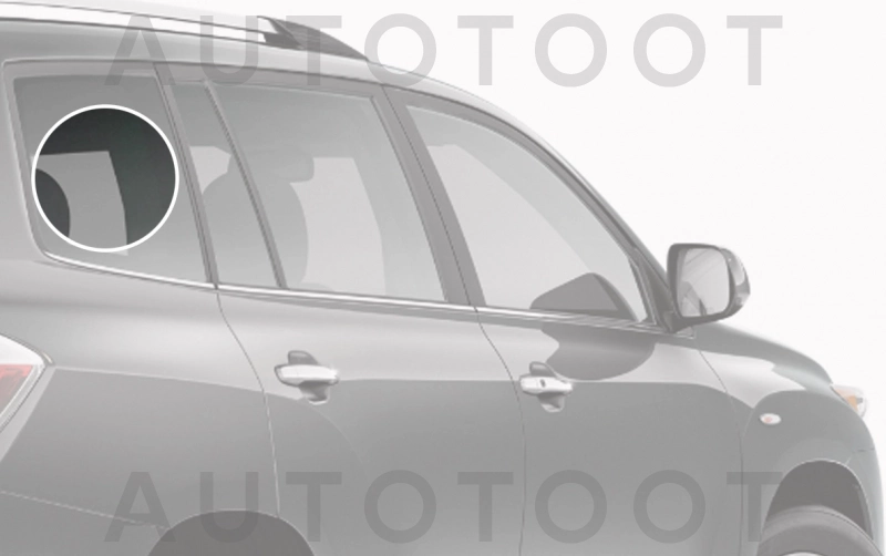 Стекло багажника боковое заднее правое -  для TOYOTA HIGHLANDER