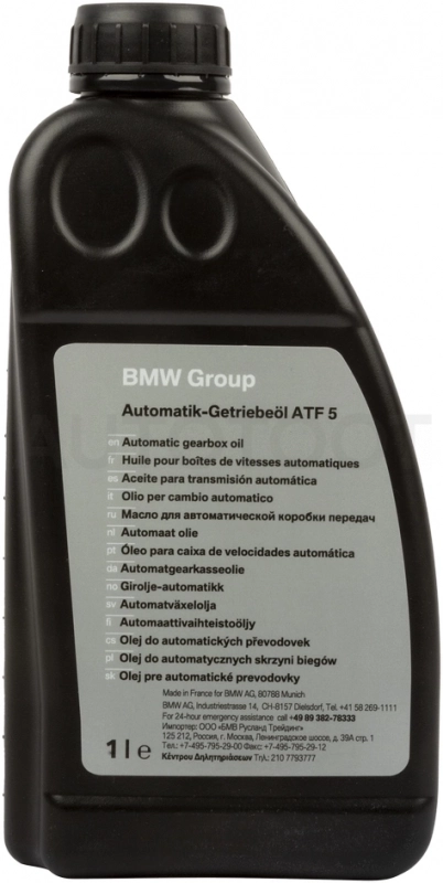 ATF Жидкость для АКПП BMW ATF 5 Automatik-Getriebeoel (1л) - Артикул 83222344207 - Производитель BMW - Фото, Отзывы, Цены