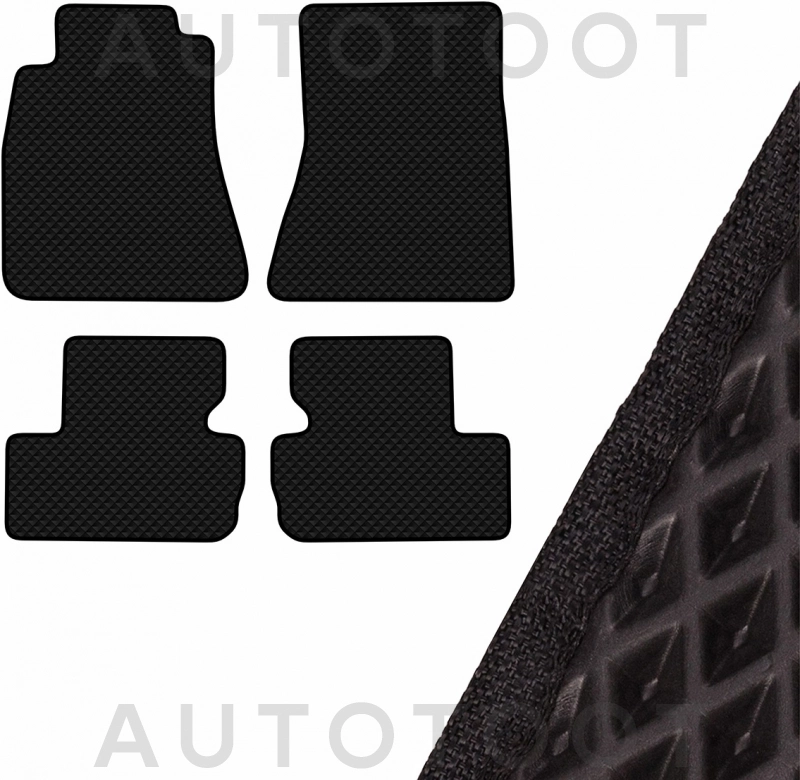 Коврик салона 4 штуки EVA Черный -  для LEXUS IS250