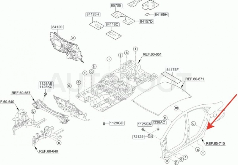 Заглушка 17313-35000 -1731335000 Hyundai-Kia для KIA RIO, KIA CEED, KIA OPTIMA, KIA PICANTO, KIA SORENTO, KIA SOUL, KIA SPORTAGE, HYUNDAI ACCENT, HYUNDAI ELANTRA, HYUNDAI I20, HYUNDAI I30, HYUNDAI i40