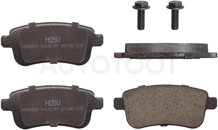 Колодки тормозные (Сзади) Renault Fluence 09-17 / Megane 08-20 / Scenic 09-12