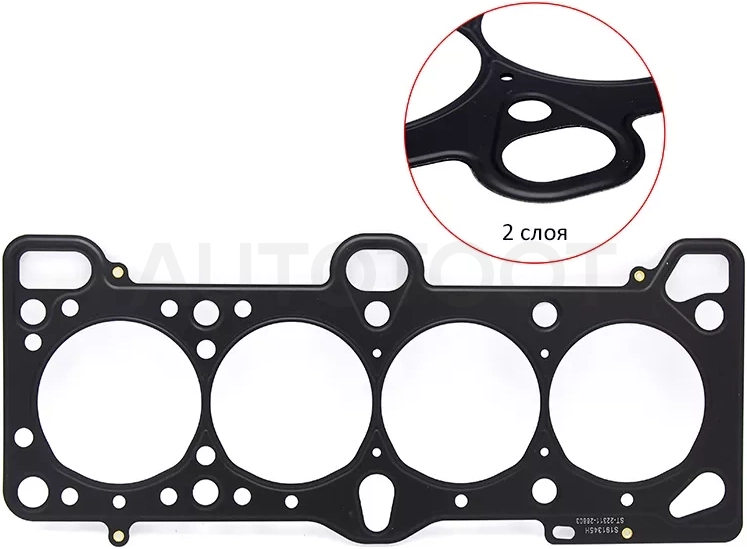 Прокладка ГБЦ 1,4/1,5/1,6 HYUNDAI ACCENT 00-/ GETZ 02-/RIO 05-/CERATO 06