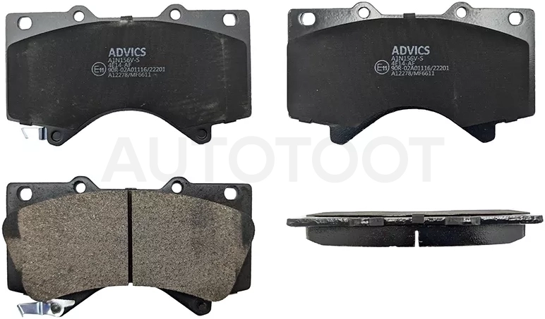 Колодки тормозные (Спереди) Toyota Land Cruiser (J200) 07-21 / Lexus LX 07-23