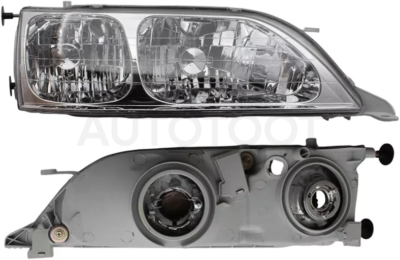 Фара Toyota Cresta (X100) 96-01 (Справа/ Галоген/ Ручная регулировка) - Артикул ST22258R - Производитель Sat - Фото, Отзывы, Цены