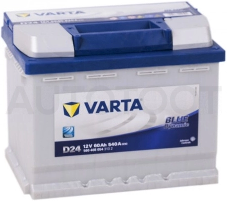 Аккумулятор VARTA 60Ah 540A обратная полярность(-+)