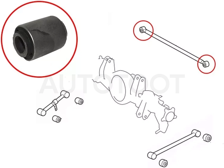 Сайлентблок рычага Toyota Land Cruiser (J200) 07-21 / Lexus LX 07-23