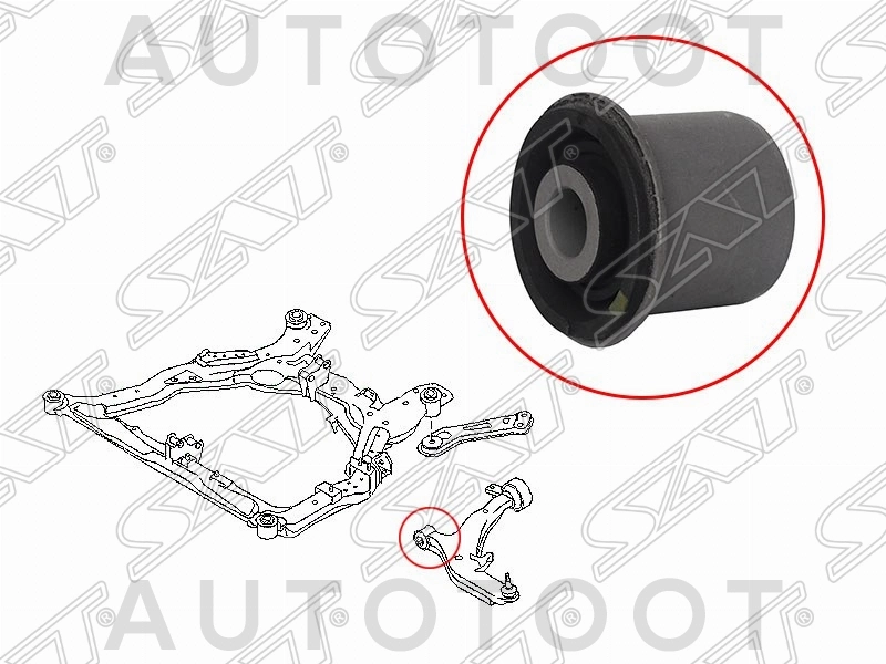 Сайлентблок переднего рычага передний -GM5808 Zekkert для NISSAN TEANA, NISSAN MURANO