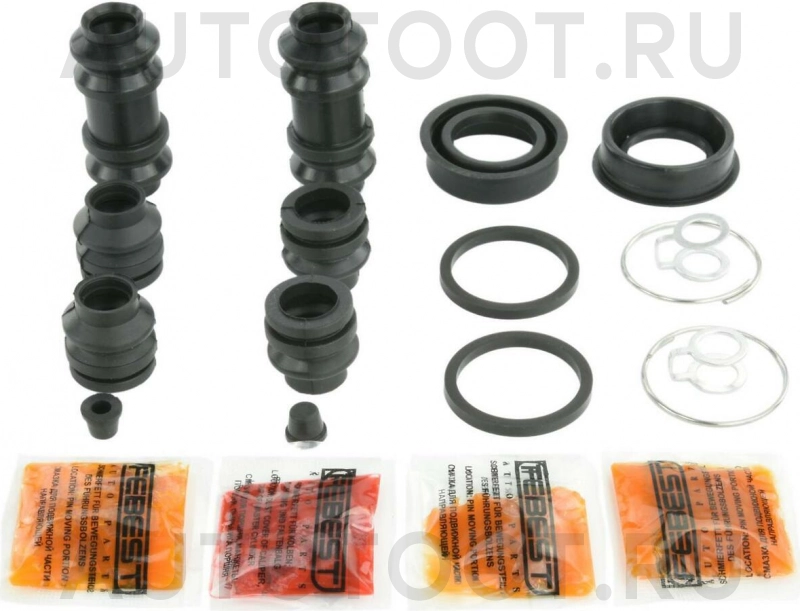 Ремкомплект заднего тормозного суппорта (2 суппорта) -0175NCP61R Febest для TOYOTA VITZ, TOYOTA YARIS, TOYOTA IST