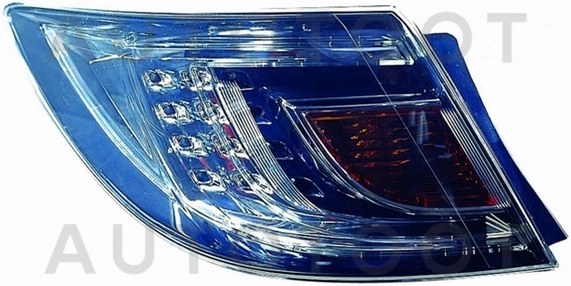 Фонарь задний левый (диодный, внутри хром, 2.5L) -2161973LUEC Depo для MAZDA 6 (ATENZA)