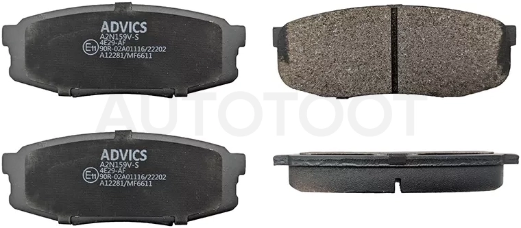 Колодки тормозные (Сзади) Toyota Land Cruiser (J200) 07-21 / Lexus LX 07-23