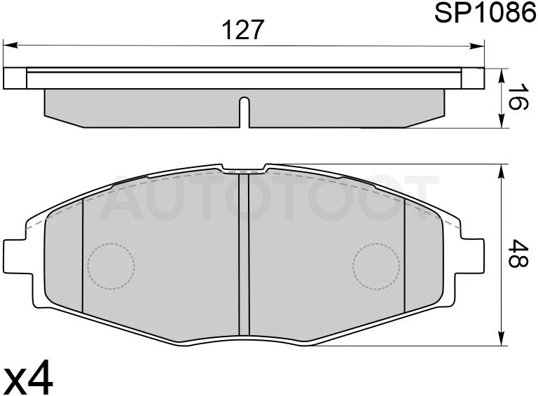 Колодки тормозные (Спереди) Chevrolet Lanos 05-09 / Matiz 05-10 / Spark 05-10 / Daewoo Lanos 97-08 / Matiz 97-15 / Nexia 94-16 / ЗАЗ Ланос 08-16