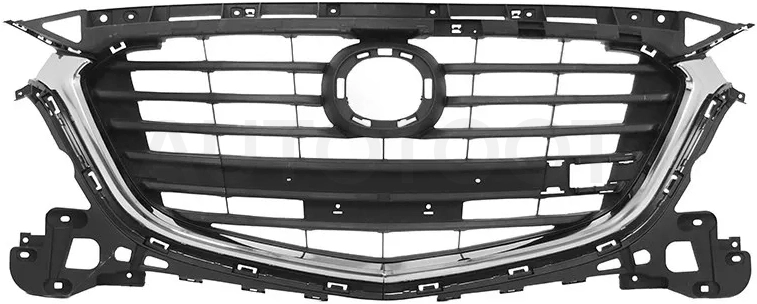 Решетка радиатора Mazda 3 16-19 / Axela 16-19 (с хром молдингом)