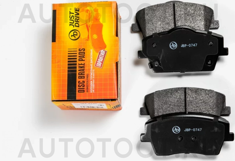 Колодки тормозные дисковые передние - Артикул JBP0747 - Производитель Just Drive - Фото, Отзывы, Цены