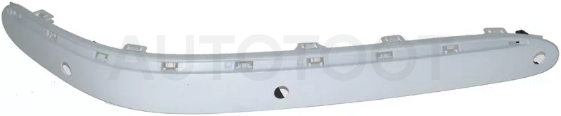 Накладка бампера Mercedes-Benz S-Class 02-05 (Спереди/ Справа/ Под сонары(парктроники))