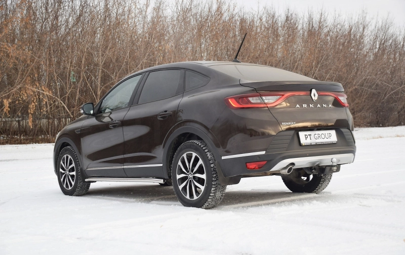 RENAULT Arkana 2019-  Защита порогов вогнутая Ø51мм (НПС) - Артикул RAR220301 - Производитель PT Group - Фото, Отзывы, Цены