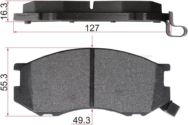 Колодки тормозные (Спереди) Toyota Lite Ace 96-07 / Lite Ace Noah 96-01