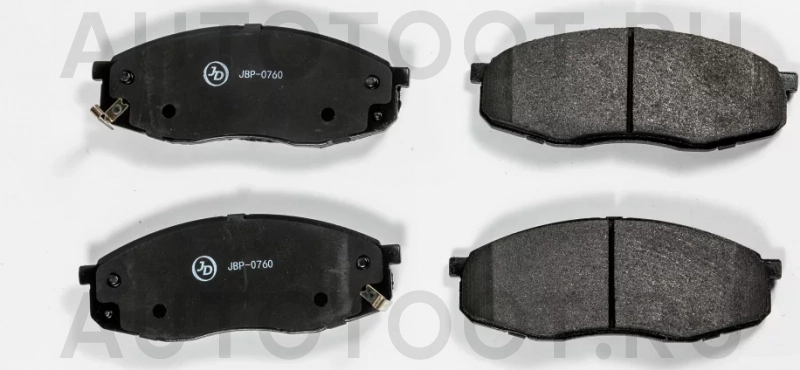 Колодки тормозные дисковые передние - Артикул JBP0760 - Производитель Just Drive - Фото, Отзывы, Цены