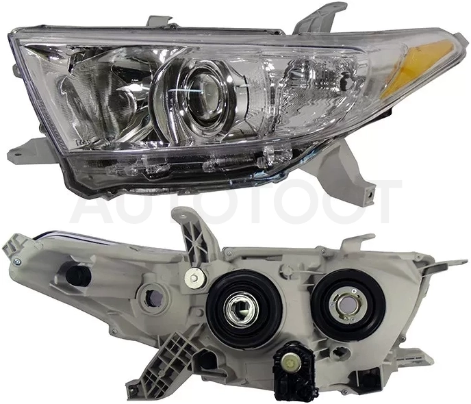 Фара Toyota Highlander 10-13 (Слева/ Галоген/ С электрокорректором) - Артикул ST1121135L - Производитель Sat - Фото, Отзывы, Цены