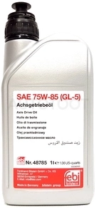 75W-85 FEBI 48785 Трансмиссионное масло 75W85 GL-5 ЖЕЛТЫЙ 1L