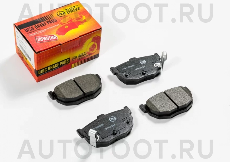 Колодки тормозные дисковые, задние - Артикул JBP0528 - Производитель Just Drive - Фото, Отзывы, Цены