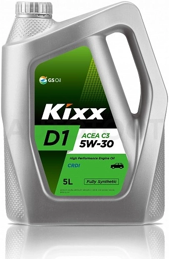 5W-30 KIXX Масло моторное синтетика 5л D1 5W-30 C3/A3/B3/B4, SN/CF