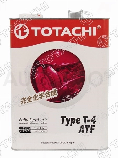 ATF масло трансмиссионное TOTACHI TYPE T-IV 4л