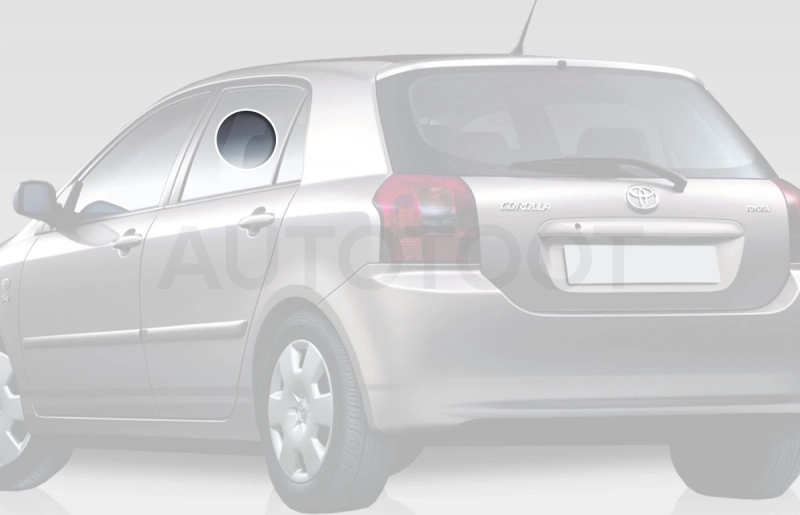 Стекло заднее левое опускное -  для TOYOTA ALLEX, TOYOTA COROLLA, TOYOTA RUNX