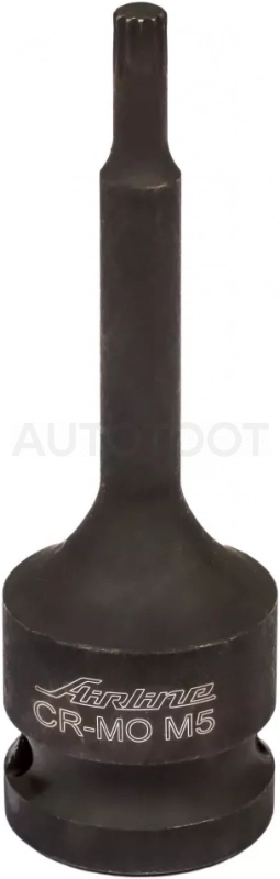 Головка ударная торцевая 1/2"DR внешний SPLINE M5, L=78мм