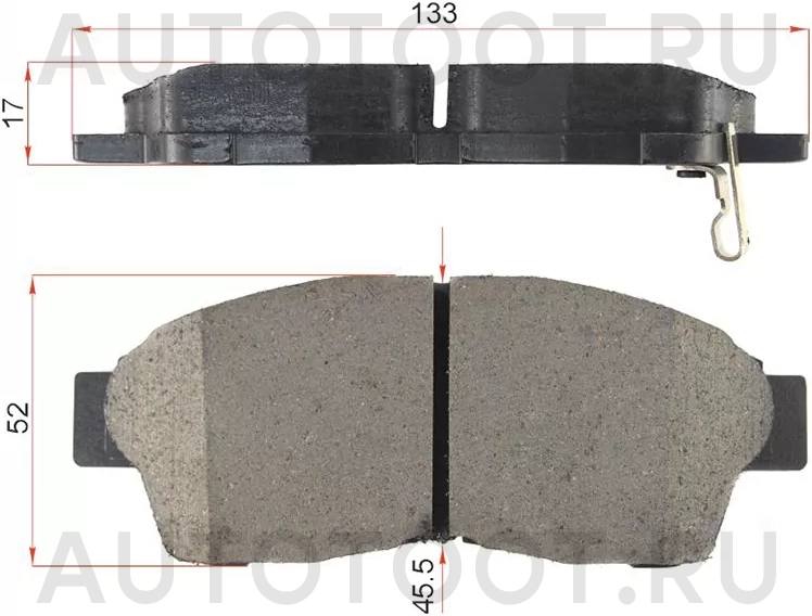 Колодки тормозные (Спереди) Toyota Caldina (T190,T210) 92-02 / Camry 91-98 - Артикул AN394WK - Производитель Akebono - Фото, Отзывы, Цены