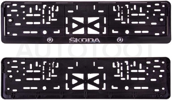 Рамка под номерной знак SKODA