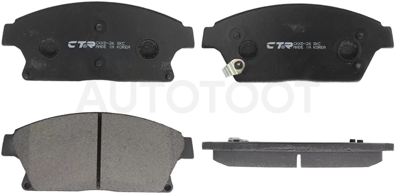 Колодки тормозные (Спереди) Chevrolet Aveo 02- / Cruze 09-15 / Opel Astra 09-15 / Zafira 11-16