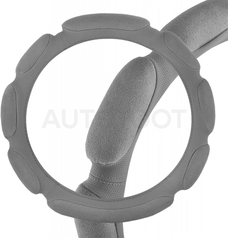 Оплетка SKYWAY Sponge classic 8 подушечек L Серая замша