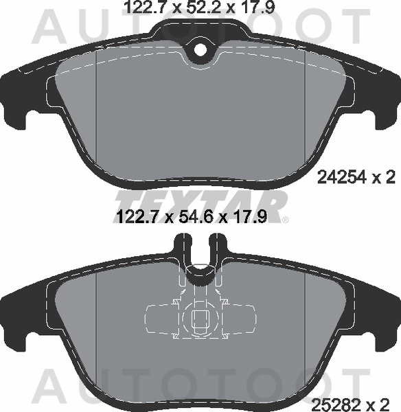 Колодки тормозные задние -STA0054204220 Sat для MERCEDES C-CLASS, MERCEDES E-CLASS