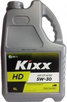 5W-30 KIXX HD Масло моторное полусинтетика 6л (DYNAMIC 5W-30) CF-4/SG