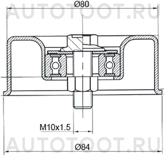 Ролик приводного ремня натяжной NISSAN QR20/QR25 01 - Артикул ST119556N200 - Производитель Sat - Фото, Отзывы, Цены