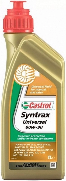 80W-90 Масло трансмиссионное синтетическое "Syntrax Universal 80W-90", 1л - Артикул 157F43 - Производитель CASTROL - Фото, Отзывы, Цены