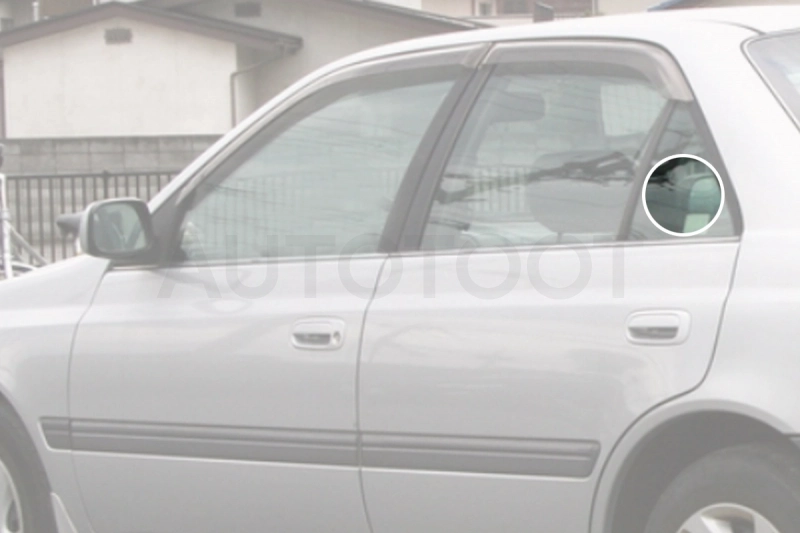 Стекло форточки (уголок) задней левой двери -  для TOYOTA CARINA